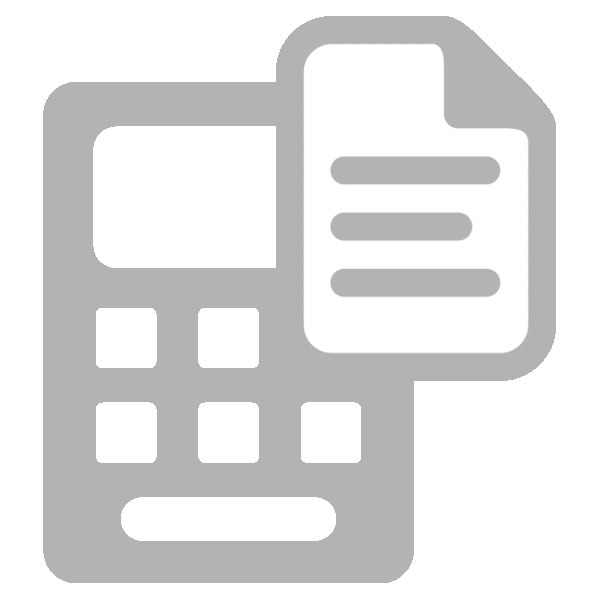 calculator document icon