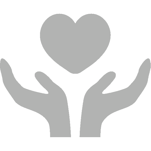 heart in hands icon