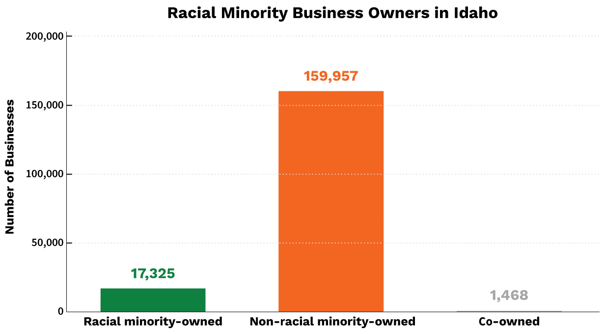 Racial Minority Business Owners in Idaho