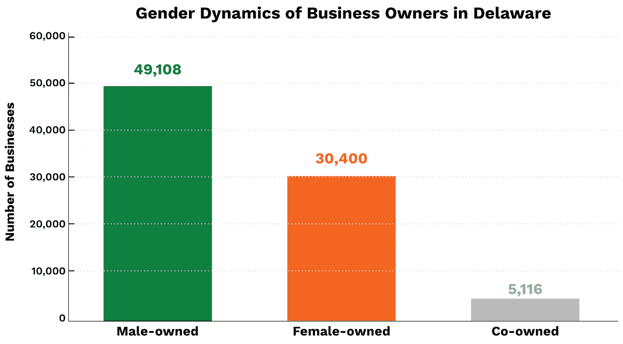 Gender Dynamics of Business Owners in Delaware